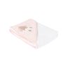 Toalla con Capucha Kikkaboo Dreamy Flight Rosa 90x90 cm - imagen 2