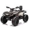 Quad Can Am Outlander DK-CA005 gris, detalle sillín ecopiel y manillar