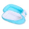 Baby Nest Double-sided Premium Cocoon For Infants Bobono- White Dots/ Grey Stars