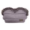 Guantes de invierno Kikkaboo Fur Melange Gris para padres