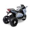 Moto eléctrica infantil Nitro azul Toyz con asiento de ecopiel suave
