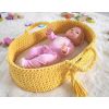 Moisés para Muñecas Boho My Sweet Baby - Amarillo