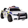 Coche de Policía Eléctrico - Blanco