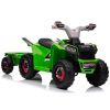 Quad Bike Verde Eléctrico con Remolque XMX630T