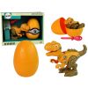 Set de Dinosaurio Tyrannosaurus Rex con Huevo y Destornillador Naranja