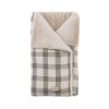 Saco Capazo Cambrass Chelsa Rice, tejido suave y cálido para el bebé.