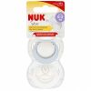 Chupetes de Silicona Nuk Star 0-2 meses - 2 Piezas