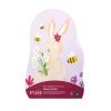 Puzzle de formas Trixie - las flores de Mrs. Rabbit - 12 piezas