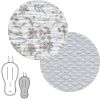 Colchoneta Silla Uni.rev.oval Linen Gris 43x88x1 Cm - Cambrass - imagen 2