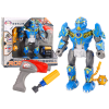 Robot Taladrador Torcido con Luz y Sonido Azul