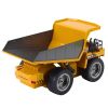 Camión Volquete RC Huina 1:18 Amarillo