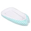 Cocoon Premium Reversible para Bebés My Sweet Baby - Turquesa con Puntos
