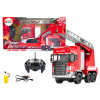 Camión de bomberos R/C con pluma y manguera de agua LEAN Toys vista frontal