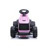 Tractor a Batería Rosa con Remolque