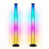 Lámpara RGB LED Lean, detalle con mando físico y app móvil