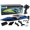 Barco a motor R/C 2.4G con luces 30 km/h azul