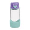 Botella B.box en Lila Pop con diseño ergonómico ideal para niños.