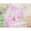 Juego de Cuna 5 Piezas My Sweet Baby con Dosel de Corazones