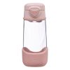 Botella B.box en rosa con silicona, perfecta para niños