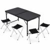 Set de Muebles de Camping Plegables con Maleta