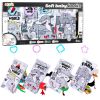 Set de libros sensoriales suaves educativos para infantes 4 pcs