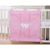 Organizador de Cuna My Sweet Baby Cot Tidy Corazones Rosa - imagen 2