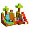 Bloques magnéticos con diseño pixelado de diferentes colores y formas.