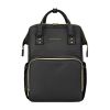 Bolsa de Mamá Siena Negro & Oro Kikkaboo - Elegancia y Funcionalidad