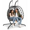 Silla Colgante de Jardín Doble con Cojines - imagen 2