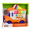 Piano eléctrico educativo heladería naranja