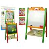 Pizarra 2 en 1 Lean toys con letras, números e imanes