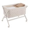 Minicuna Tijera Madera Senda Beige/bco 55x87x74 Cm - Cambrass