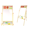 Tablero educativo de madera 2 en 1 con accesorios