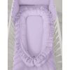 Baby Nest Premium Cocoon For Infants With A Ruffle My Sweet Baby- Lila