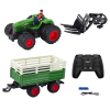 Tractor Agrícola Control Remoto con Remolque y Horquillas
