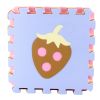 Alfombra Puzzle Educativa de Espuma EVA Frutas y Dulces 16 pcs