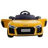 Audi R8 Spyder Amarillo - Coche Eléctrico para Niños