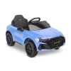Coche eléctrico Toyz Audi RS3 en acción por el jardín.