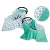 Manta de Coche para Bebés My Sweet Baby - Erizos Menta