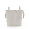 Bolso talega Cambrass Sira beige, detalle tejido algodón reciclado
