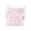 Juego de cama 6 piezas Kikkaboo Bear with me Rosa