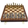 Juego de Ajedrez de Metal con Tablero Plegable - imagen 2