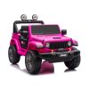 Jeep Rubicon 4x4 Vehículo a Batería Rosa