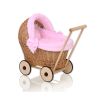 Carrito de Muñecas My Sweet Baby con Ropa de Cama Rosa Natural