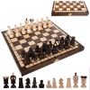Juego de Ajedrez Ruhhy de Madera Natural 31x31cm Elegante