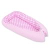 Cocoon Nido Premium para Bebés My Sweet Baby - Rosa con Puntos Blancos