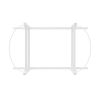 Portamoises Madera Balancin Liso E 46.5x86x48.5 Cm Blanco - Cambrass - imagen 3