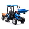 Tractor a batería con remolque Hercules Azul 24V