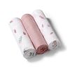 Pañales de Bambú Babyono, 3 Piezas Rosa – Suaves y Versátiles