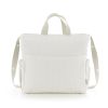 Bolso maternal Pack Regent Cambrass color crema, vista frontal